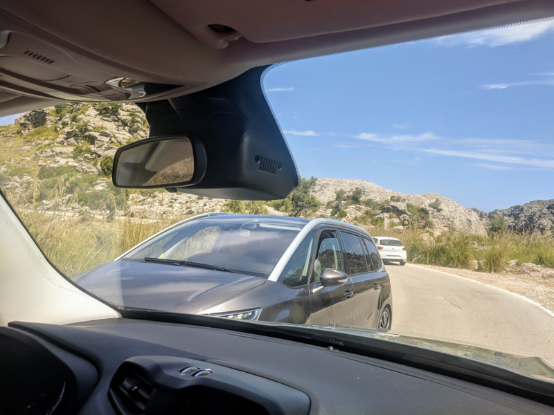 The locals know the score. Pass nice and close to the hire cars so the tourists get the shits up them.